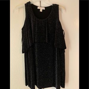Michael Kors XLblack glitters blouse
